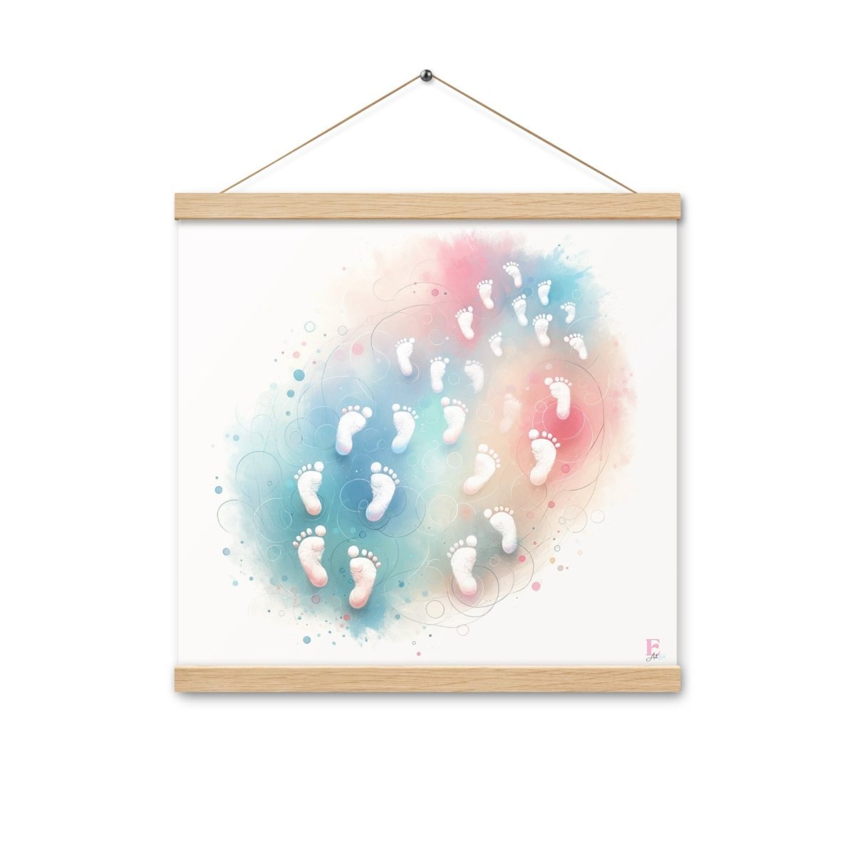 Poster colgar infantil Mini Pies - Nanetes