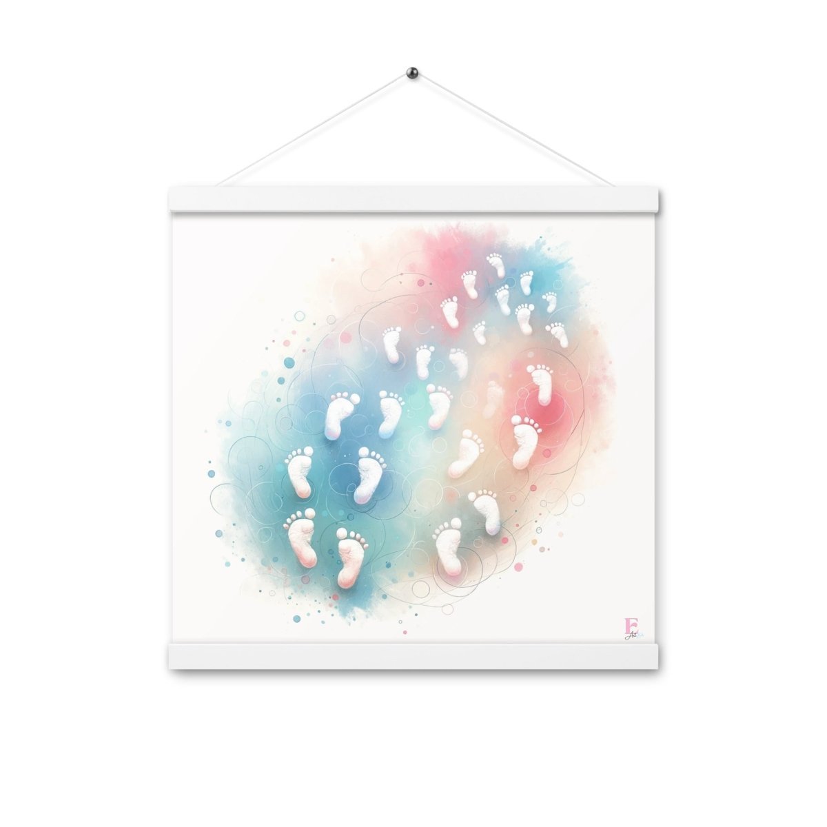 Poster colgar infantil Mini Pies - Nanetes