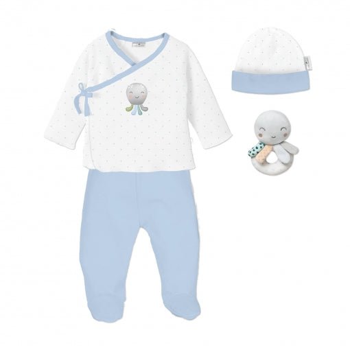 Primera Puesta Bebé personalizada Paritorio Pulpo - Nanetes