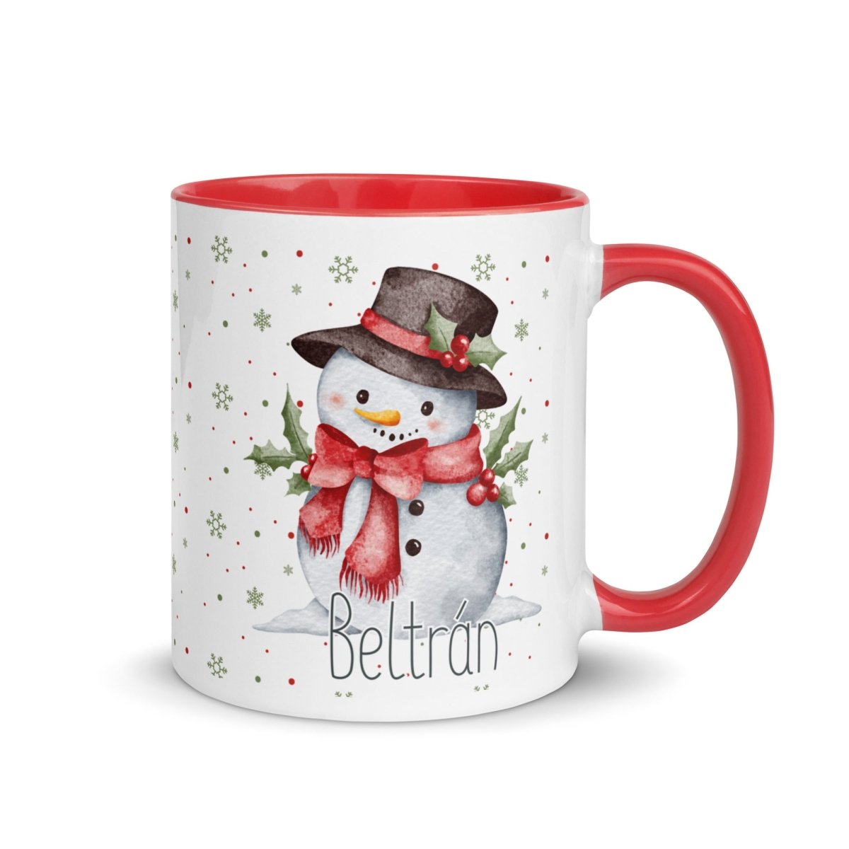 Taza Navidad Personalizada Muñeco Nieve Nanetes - Nanetes