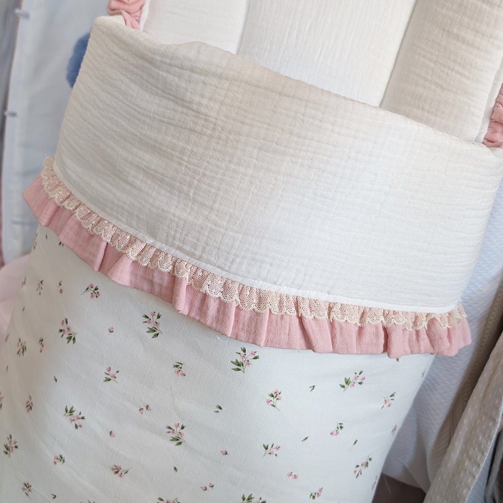 Saco Capazo Flores Lino Bebiti nanetes - Nanetes