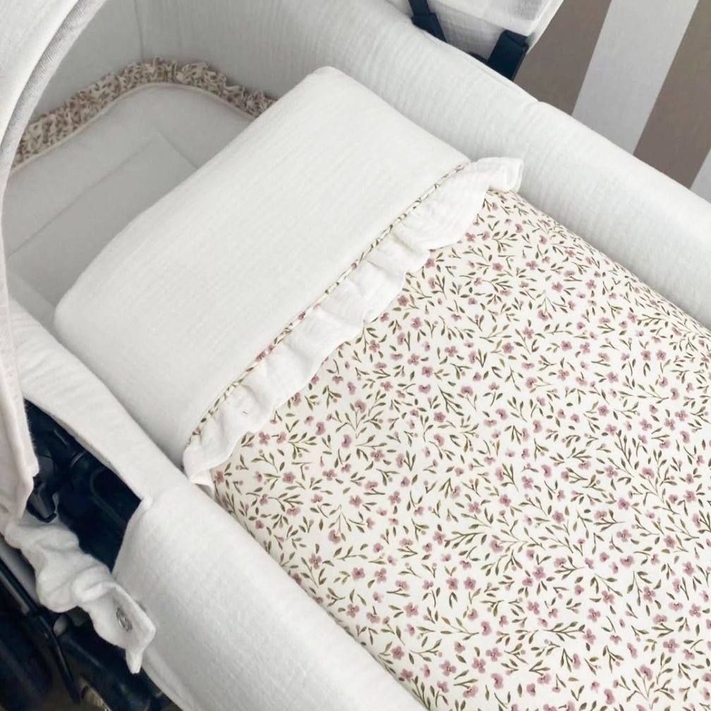 Saco Capazo Florecitas bambula Nanetes - Nanetes