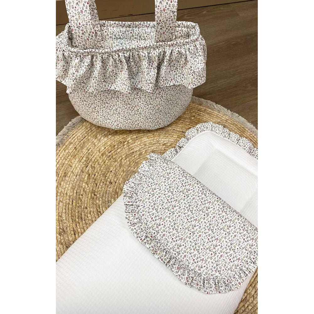 Saco Capazo Florecitas 309 Nanetes - Nanetes