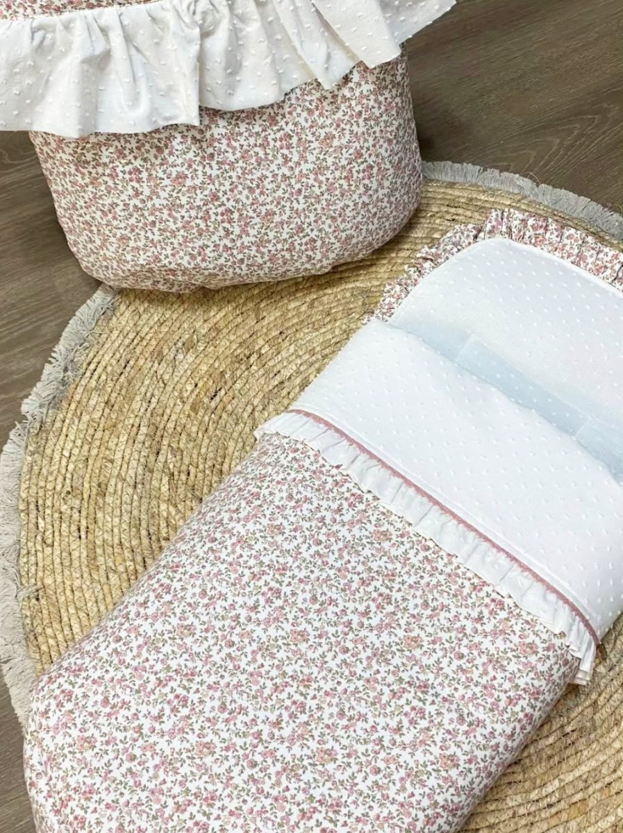 Saco Capazo Florecitas plumeti Nanetes - Nanetes