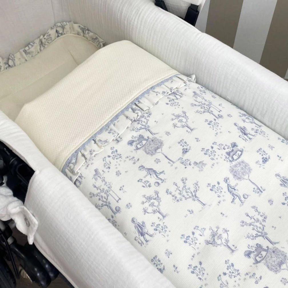 Saco Capazo Toile azul Nanetes - Nanetes