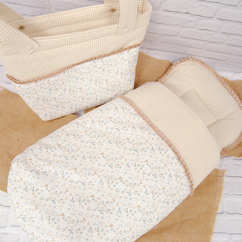 Saco Capazo Vichy camel Nanetes - Nanetes