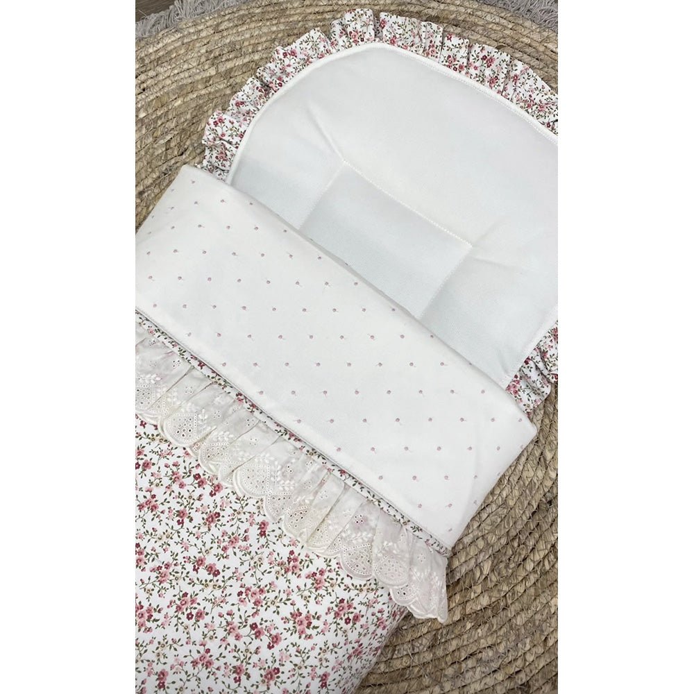 Saco Capazo a medida Florecitas 184 Nanetes - Nanetes