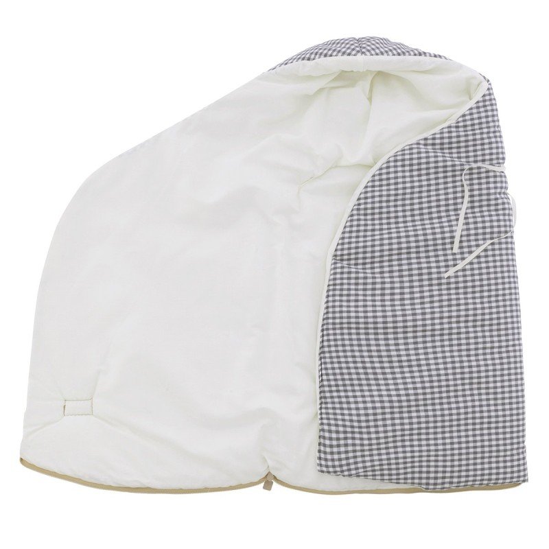 Saco Capazo cruzado Picnic Gris Cambrass - Nanetes