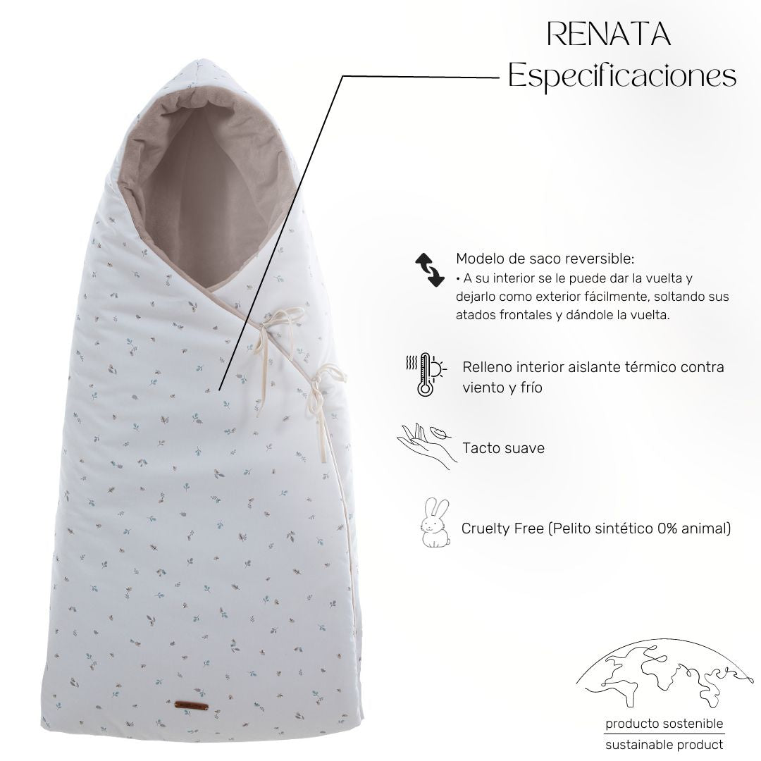 Saco Capazo cruzado Renata Uzturre - Nanetes