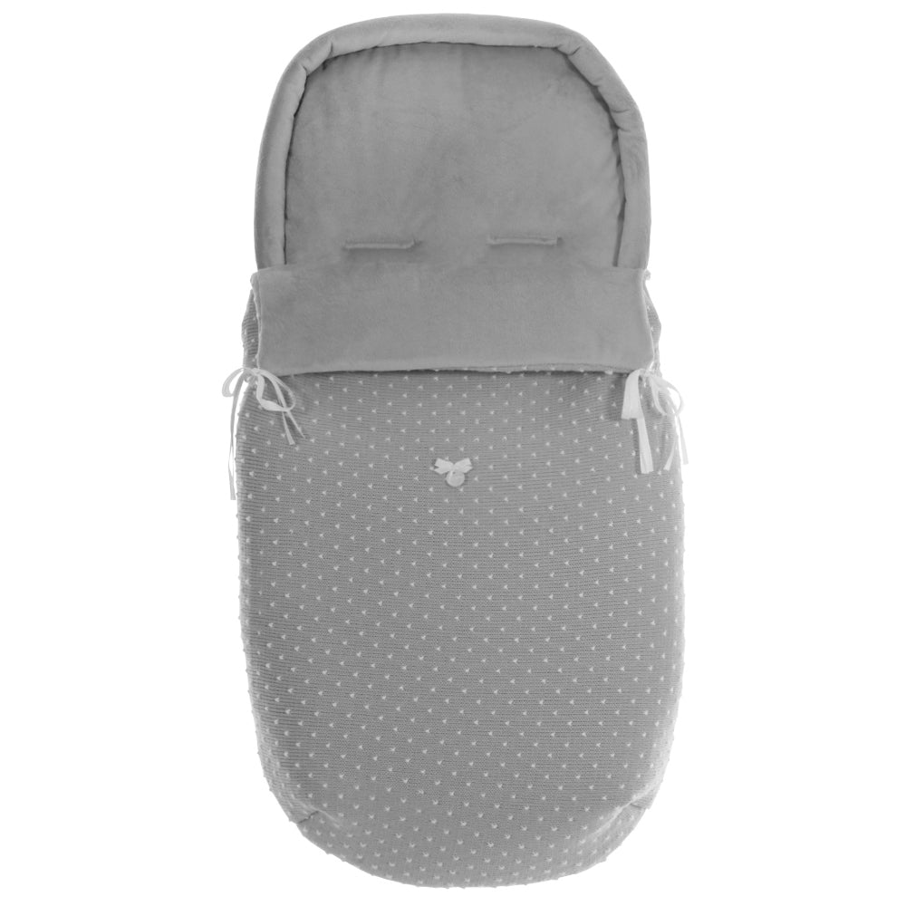 Saco capazo Invierno Punto topitos Polar Uzturre - Nanetes