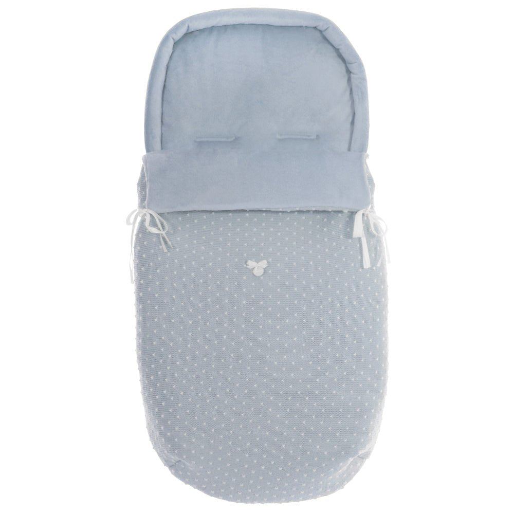 Saco capazo Invierno Punto topitos Polar Uzturre - Nanetes