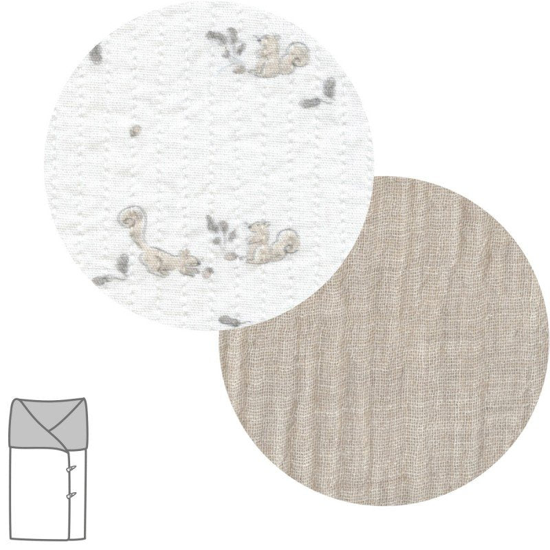 Saco Arrullo Spring Crema Cambrass - Nanetes