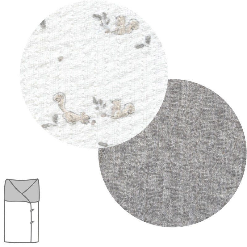 Saco Arrullo Spring Gris Cambrass - Nanetes