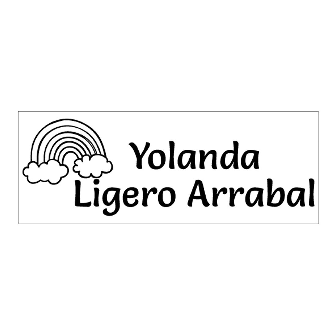 Sello Marca ropa Negro