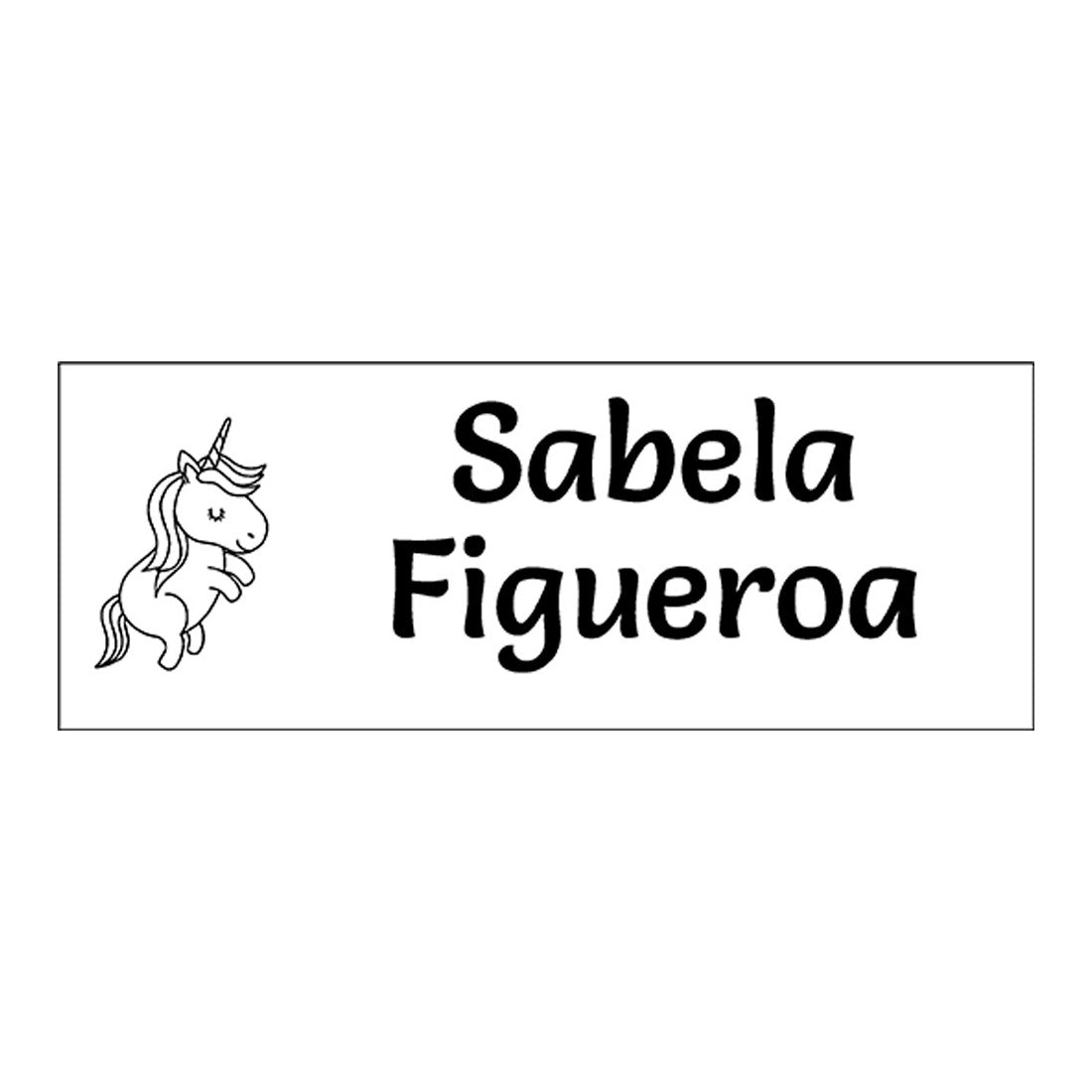 Sello Marca ropa Negro