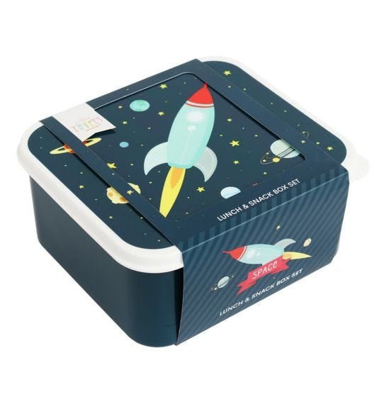 Set x4 fiambreras infantiles Space - Nanetes