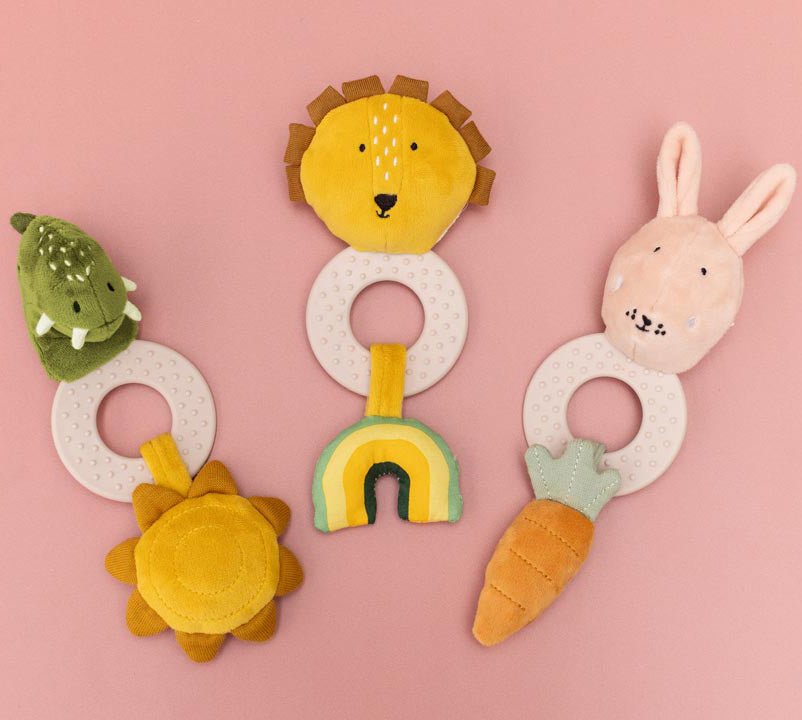 Sonajero mordedor Bebe Lion Trixie - Nanetes