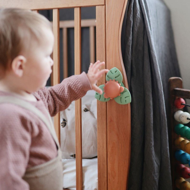 Spinner con ventosa educativo Montessori Dino - Nanetes