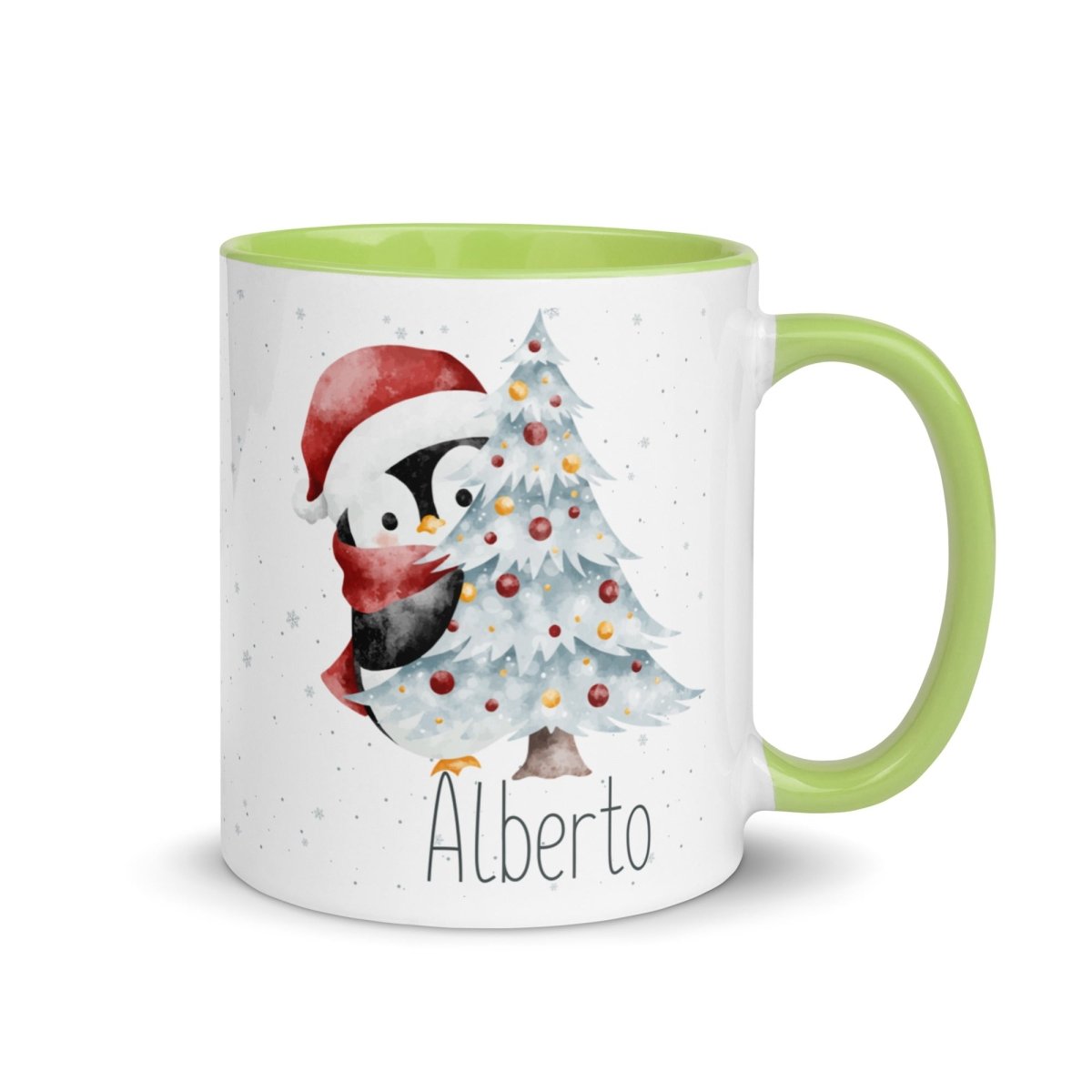 Taza Navidad Personalizada Arbol Pingu Nanetes - Nanetes