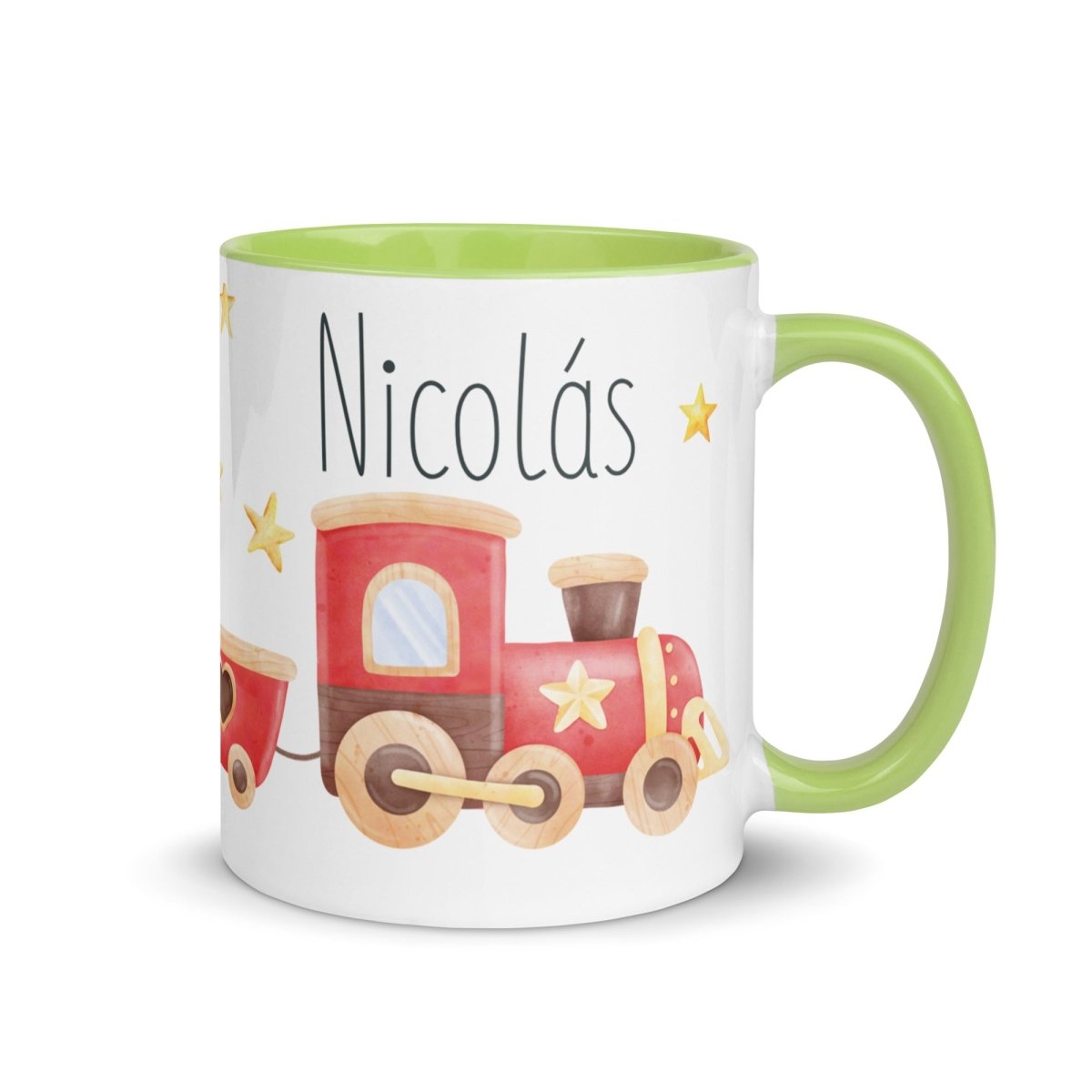 Taza Navideña Personalizada Tren Navidad Nanetes - Nanetes