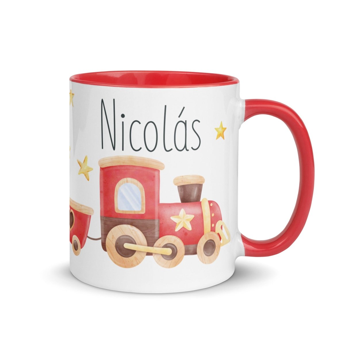 Taza Navideña Personalizada Tren Navidad Nanetes - Nanetes
