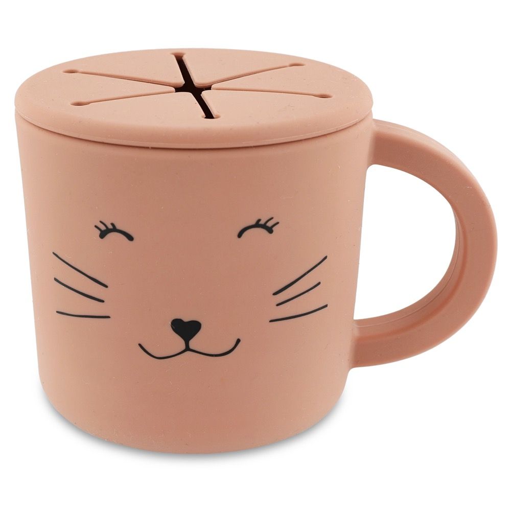 Taza Porta Snacks Silicona Cat Trixie - Nanetes