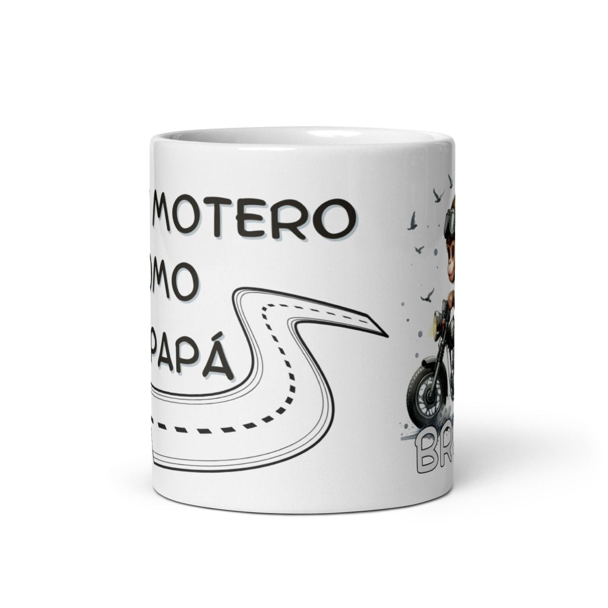 Taza personalizada Monito Motero Nanetes - Nanetes