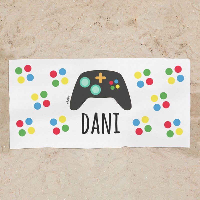 Toalla Ducha Personalizada Gamer - Nanetes #