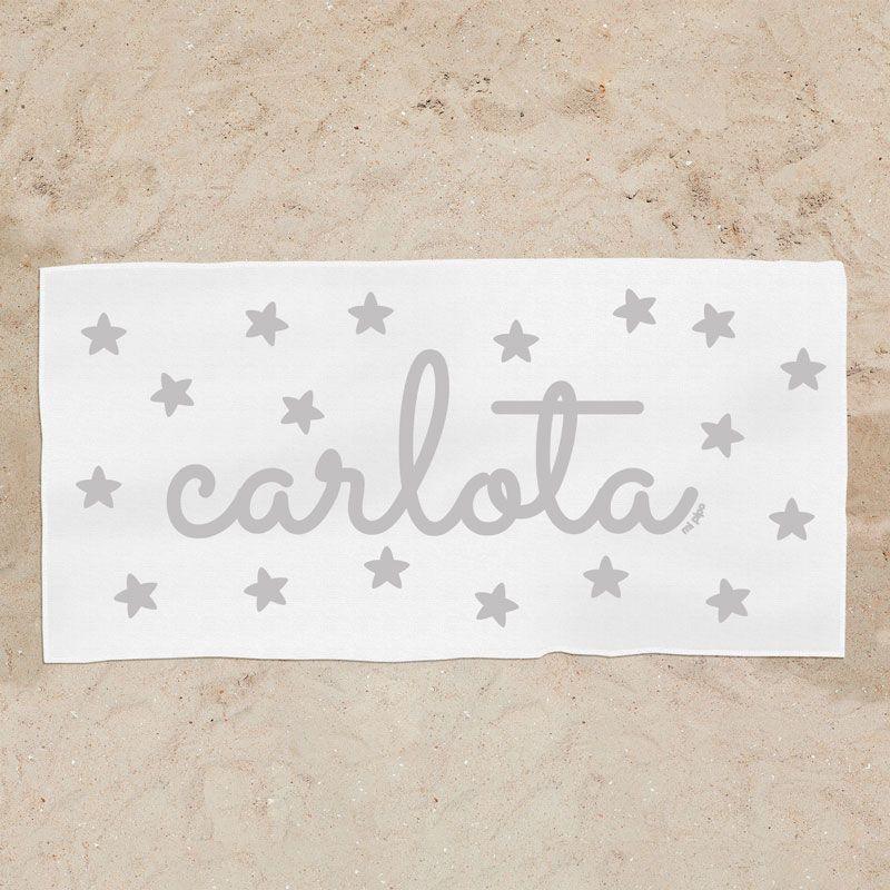 Toalla Ducha Personalizada Estrellitas - Nanetes #