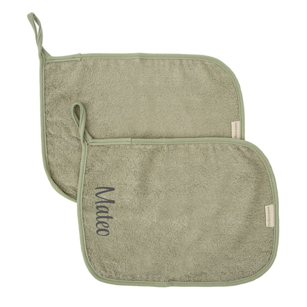 Toalla Guardería pack x2 Verde Nanetes - Nanetes