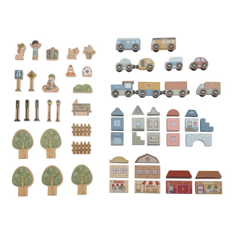 Tren de madera XL Granja Little Duch - Nanetes