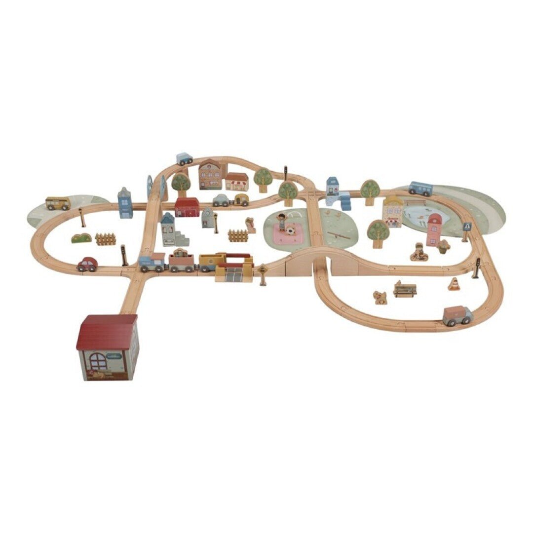 Tren de madera XL Granja Little Duch - Nanetes
