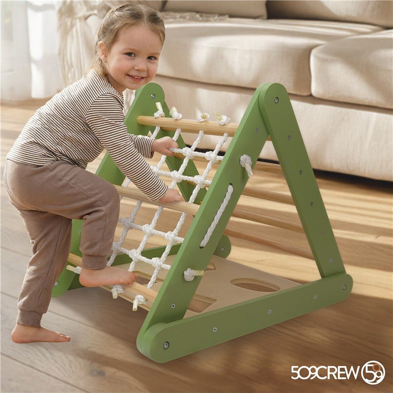 Triángulo Escalada Montessori Verde - Nanetes