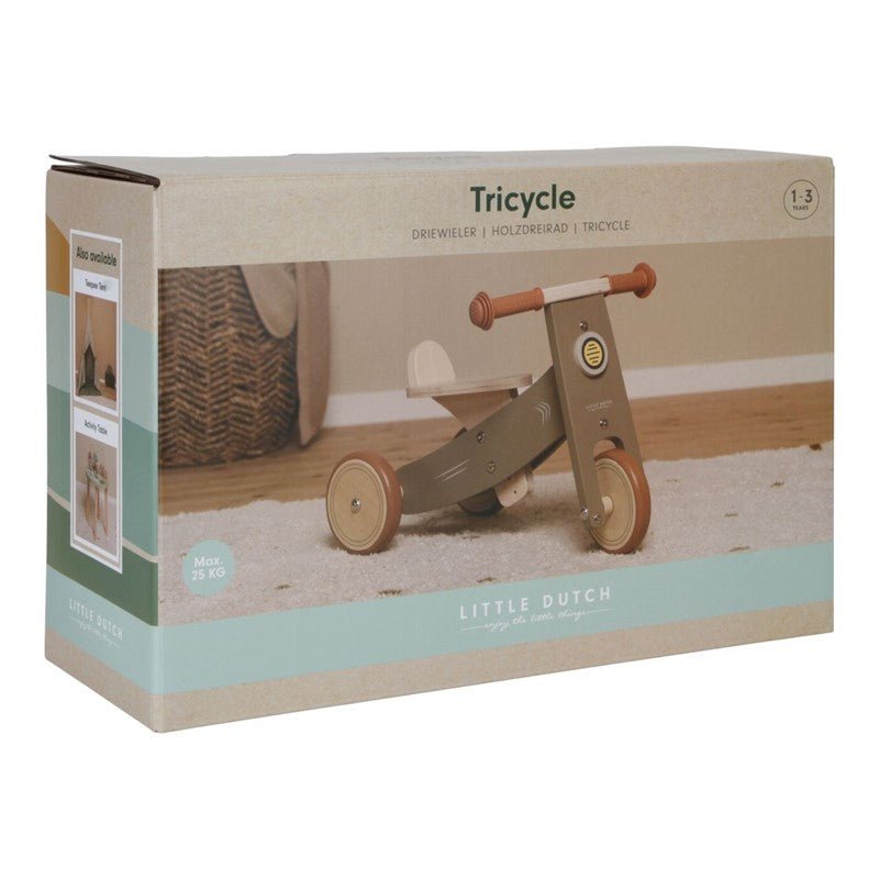 Triciclo Madera Granja verde Little Duch - Nanetes