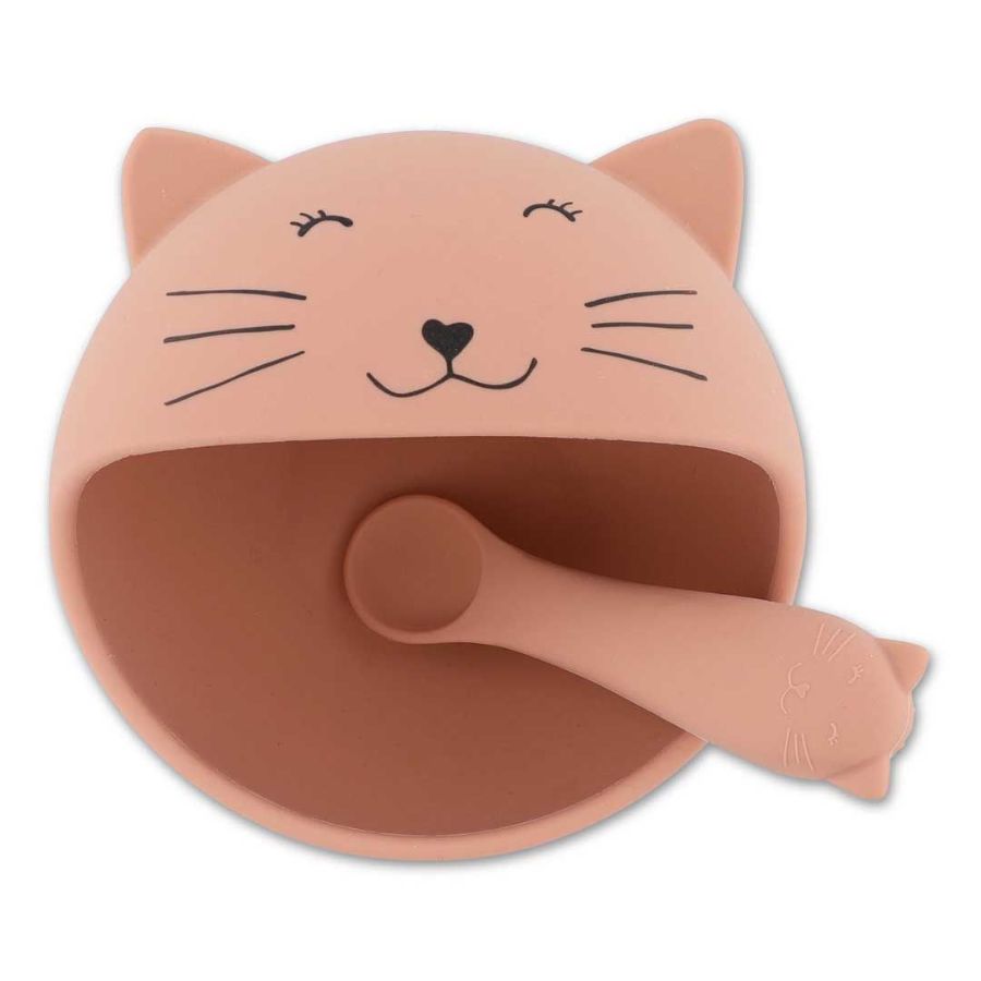 Vajilla infantil silicona Cat Trixie