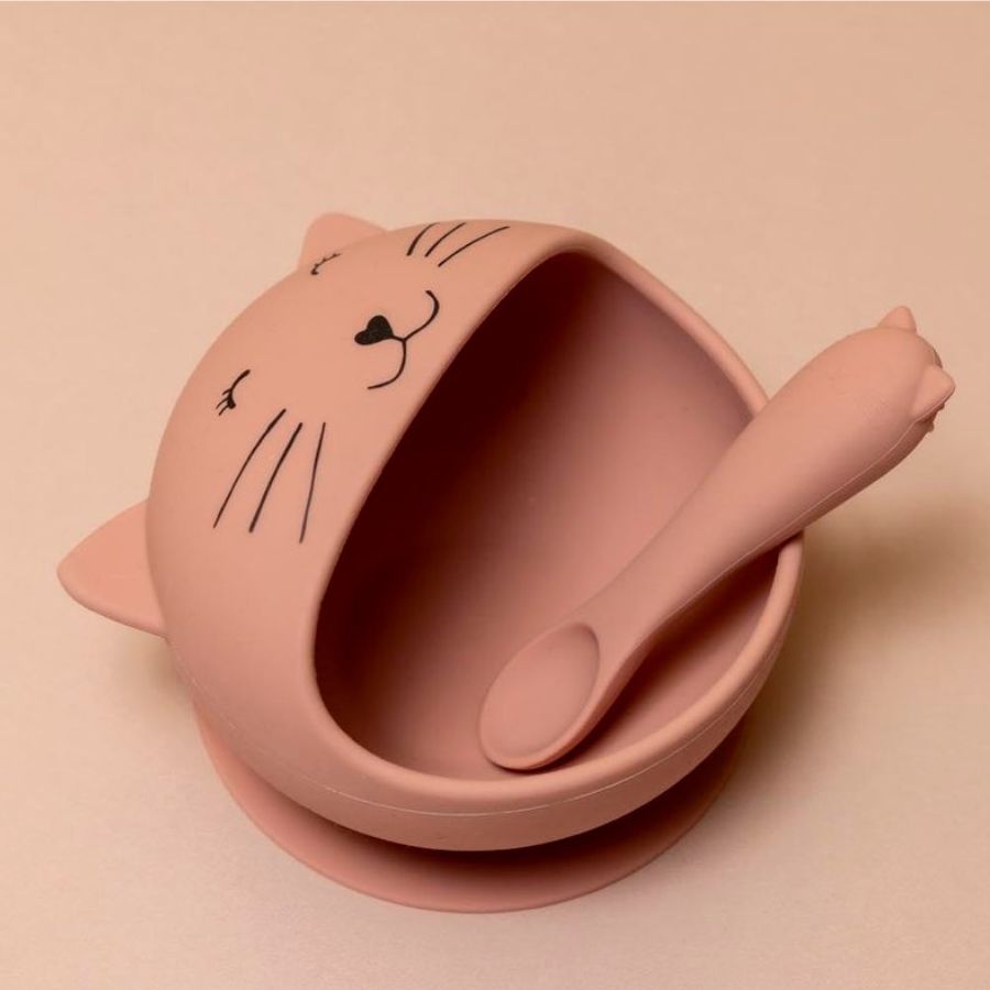 Vajilla infantil silicona Cat Trixie