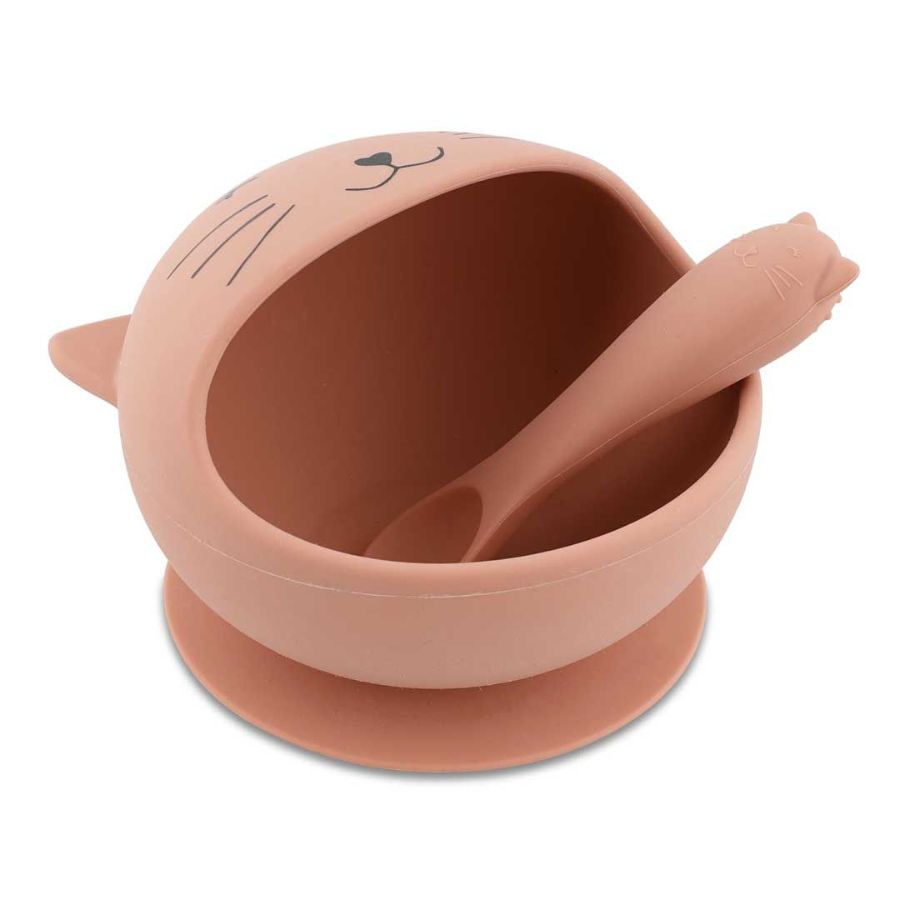 Vajilla infantil silicona Cat Trixie