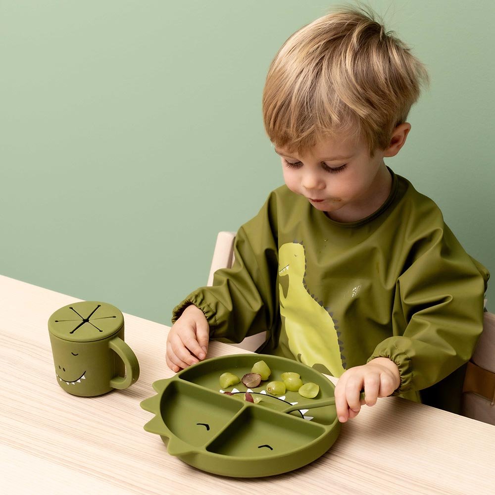 Plato infantil silicona Dino Trixie - Nanetes