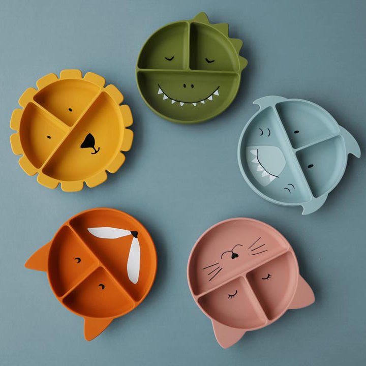 Plato infantil silicona Shark Trixie - Nanetes