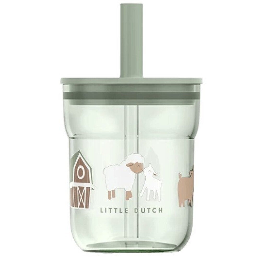Vaso infantil pajita Granja Little Duch - Nanetes