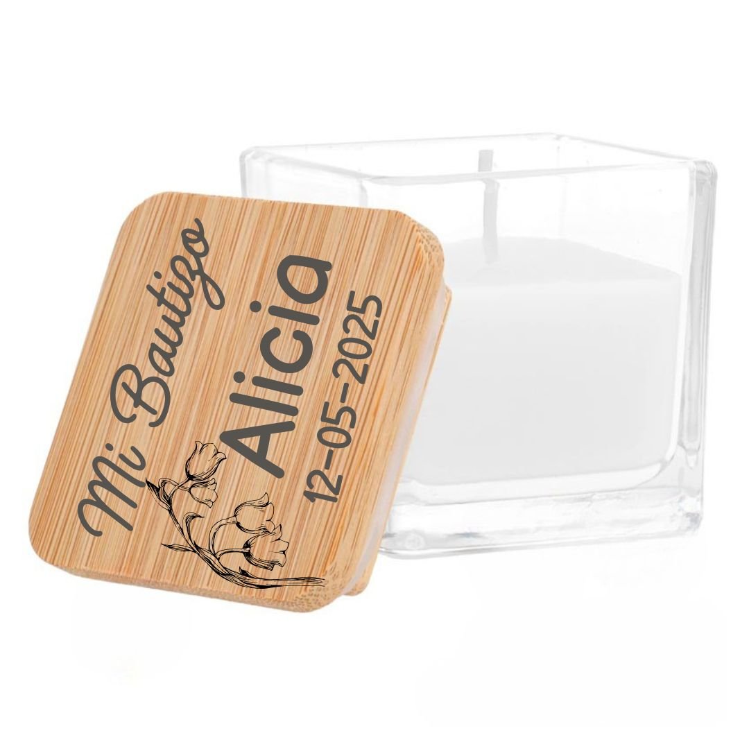 Vela personalizada Bautizo Nanetes - Nanetes
