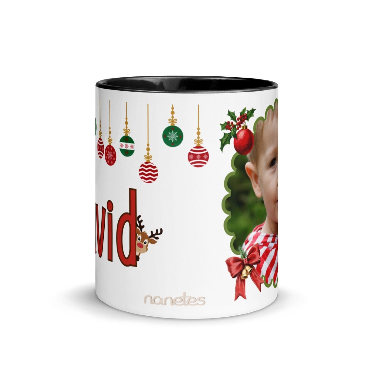 Taza Navidad Foto y Reno Nanetes - Nanetes