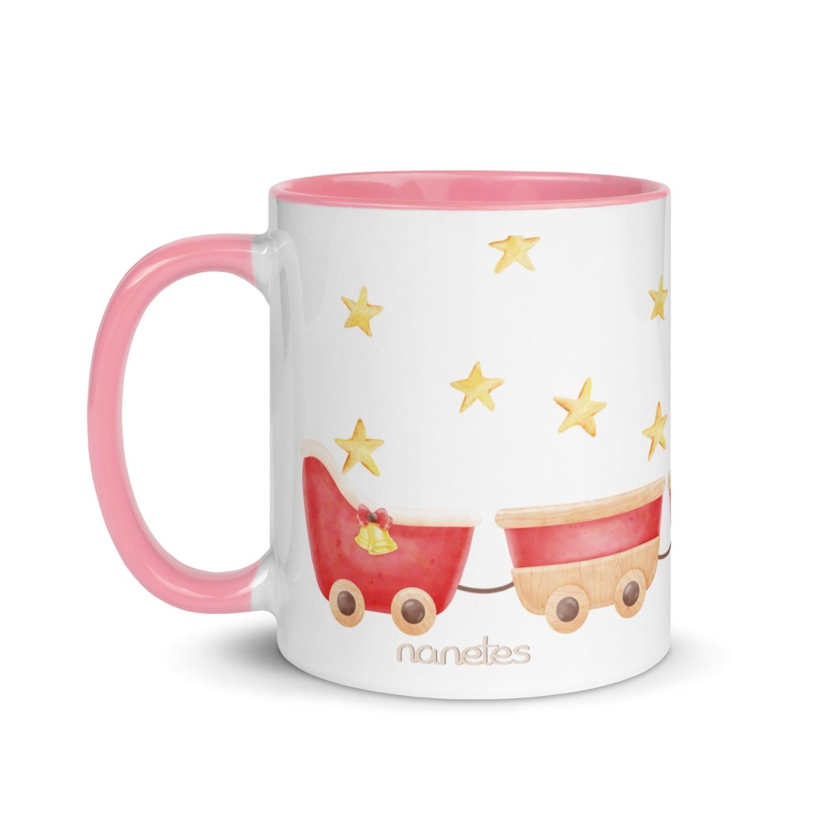 Taza Navideña Personalizada Tren Navidad Nanetes - Nanetes