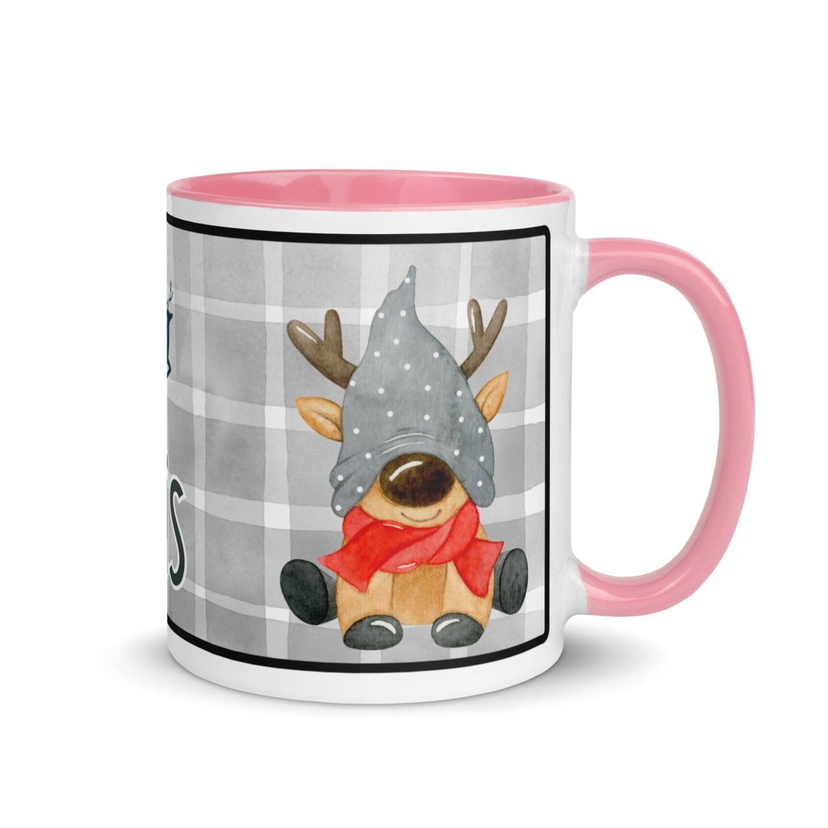 Taza Navidad Personalizada Reno Papa Noel Nanetes - Nanetes