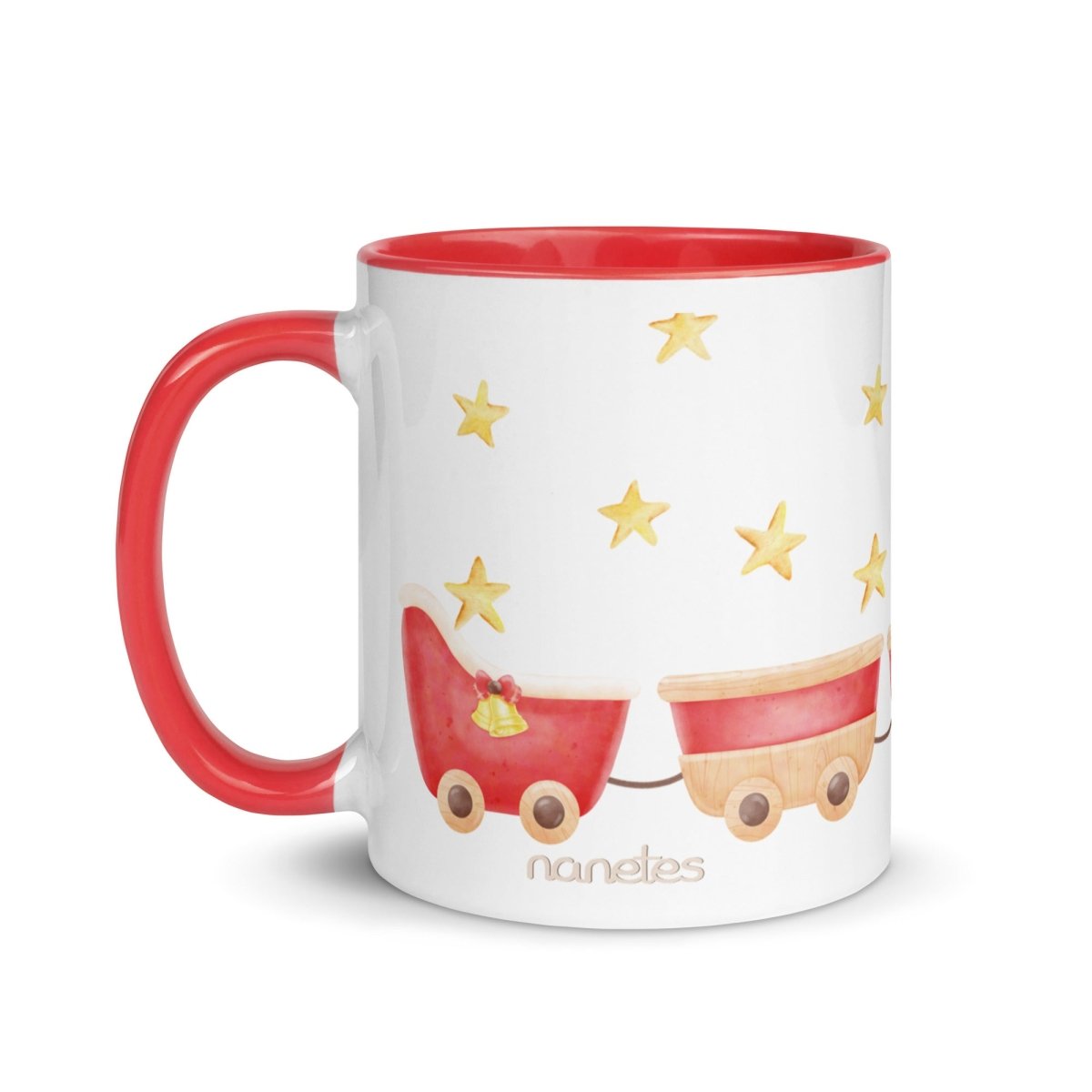 Taza Navideña Personalizada Tren Navidad Nanetes - Nanetes