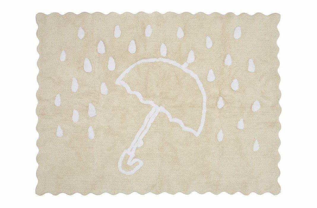 Alfombra Infantil Algodón 100% Lavable Otoño Aratextil Beige - Nanetes #
