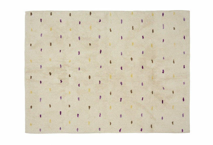 Alfombra Infantil Algodón 100% Lavable Confetti Aratextil - Nanetes #
