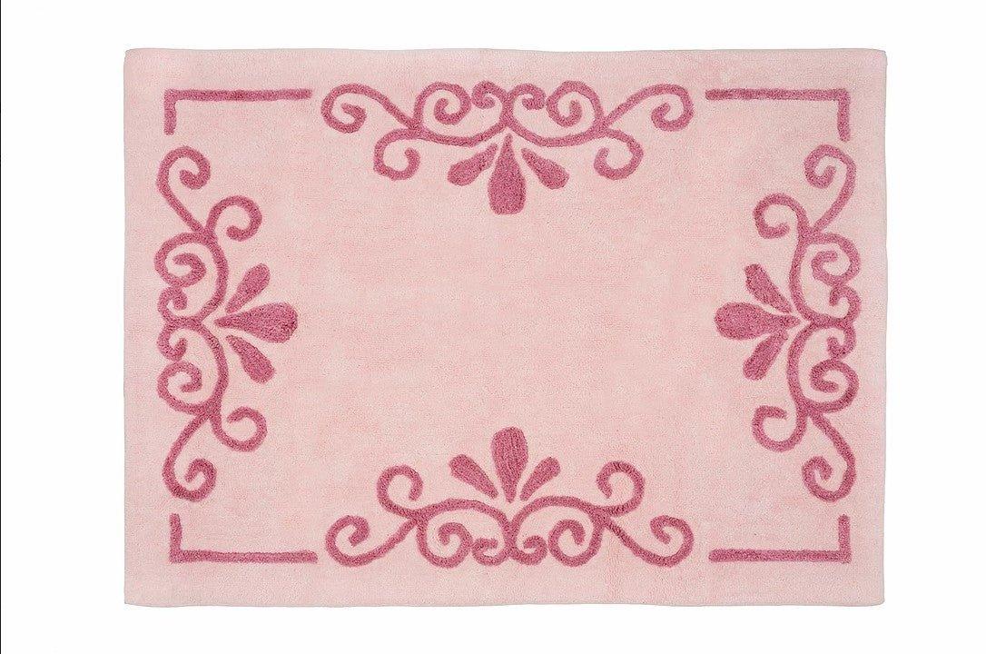 Alfombra Infantil Algodón 100% Lavable Viena Aratextil Rosa - Nanetes #