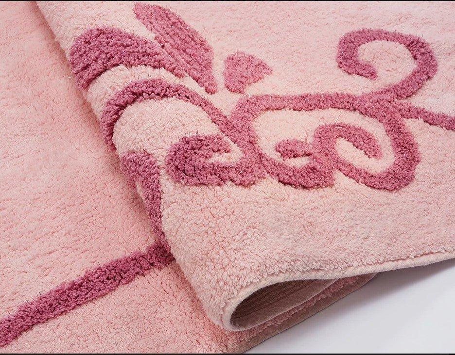 Alfombra Infantil Algodón 100% Lavable Viena Aratextil Rosa - Nanetes #