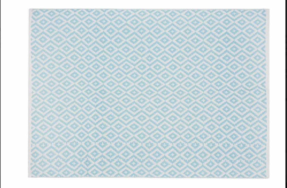 Alfombra Infantil Algodón 100% Lavable Trenzas Aratextil Azul - Nanetes #